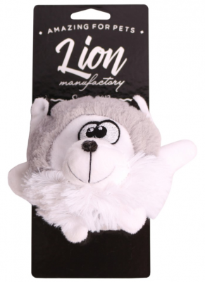 Lion Игрушка для собак Волченок-колобок 12см