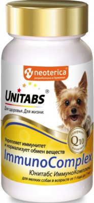 Unitabs Immuno Compl ежедневные для мелких собак