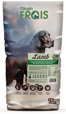 FRAIS SIGNATURE  ADULT DOG LAMB (СУХОЙ КОРМ ДЛЯ СОБАК С МЯСОМ ЯГНЕНКА), 15 КГ											