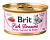 BRIT Fish Dreams консервы для кошек с тунец морковь и горошек 80 гр