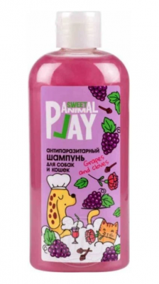 Animal Play Sweet Шампунь Виноград и гвоздика отпугивание насекомых для собак и кошек 300мл