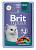Brit Premium Пауч для взрослых стерилизованных кошек утка с яблоками в желе 85г