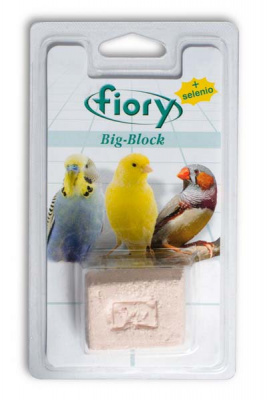FIORY био камень для птиц Big Block  с селеном, 55 г