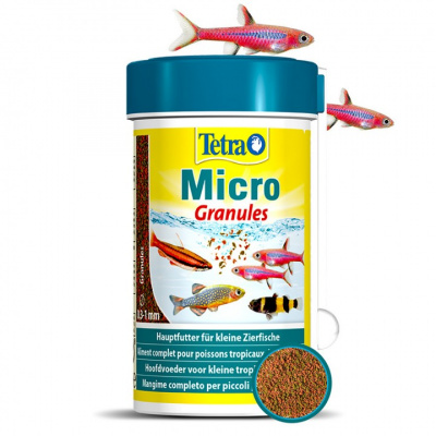 Tetra Micro Granules корм для мелких видов рыб 100 мл