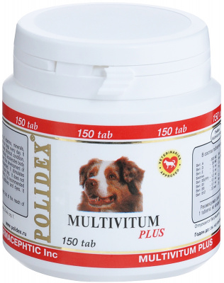 POLIDEX 150 Multivitum plus витамины для собак