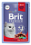 Brit Premium Пауч для взрослых стерилизованных кошек мясное ассорти с потрошками 85г