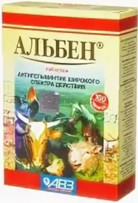 Альбен (штука) для КРС 1/100