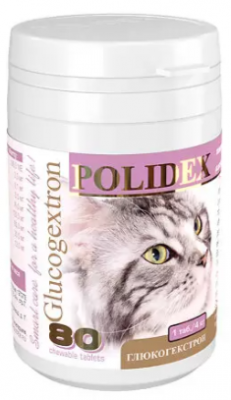 POLIDEX для кошек Глюкогекстрон (80/4 кг)