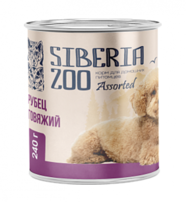 Siberia ZOO Assorted Влажный корм для собак, Рубец Говяжий 0.24кг