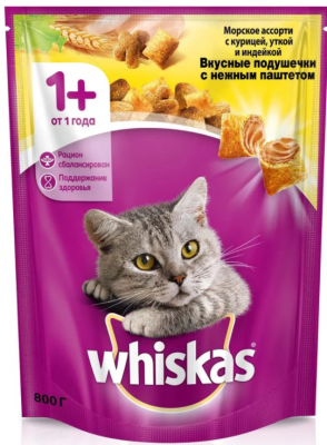 Вискас под кур/утка/инд 800 г 