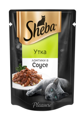 Шеба Плежер вз. кош. ломт. в соусе утк. 85 г
