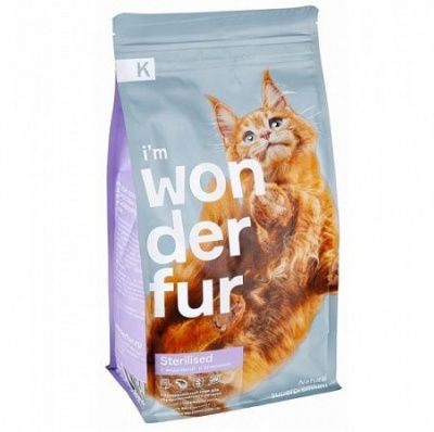 Wonderfur для стерилизованных кошек с ягненком, 5 кг