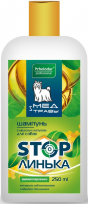 Пчелодар Шампунь гигиенический д/кош с медом и лопухом 250мл										