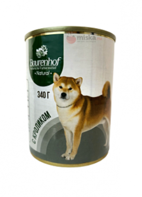 Baurenhof Natural Влажный корм д/собак,Кролик 0.34кг	