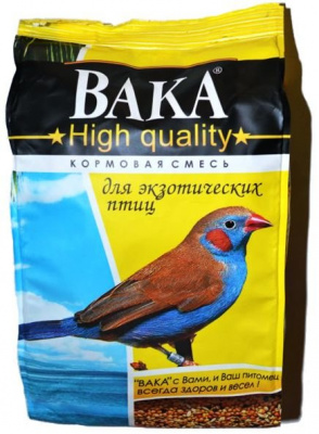 ВАКА High Quality корм д/экзотических птиц 500 гр.