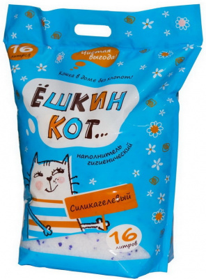 ЕШКИН КОТ наполнитель Силикагель 16л