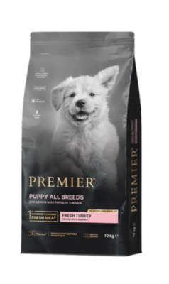 Premier Dog Turkey PUPPY (Свежее мясо индейки для щенков) 10 кг		