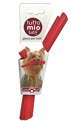 BAMA PET игрушка для собак палочка TUTTO MIO 16см, резиновая, цвета в ассортименте