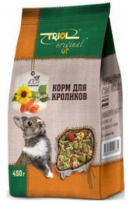 Триоль корм д/кроликов   450 г